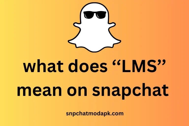 What Does LMS mean on Snapchat