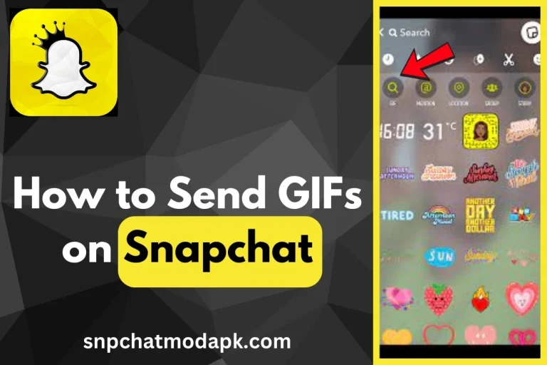 Send GIFs on Snapchat